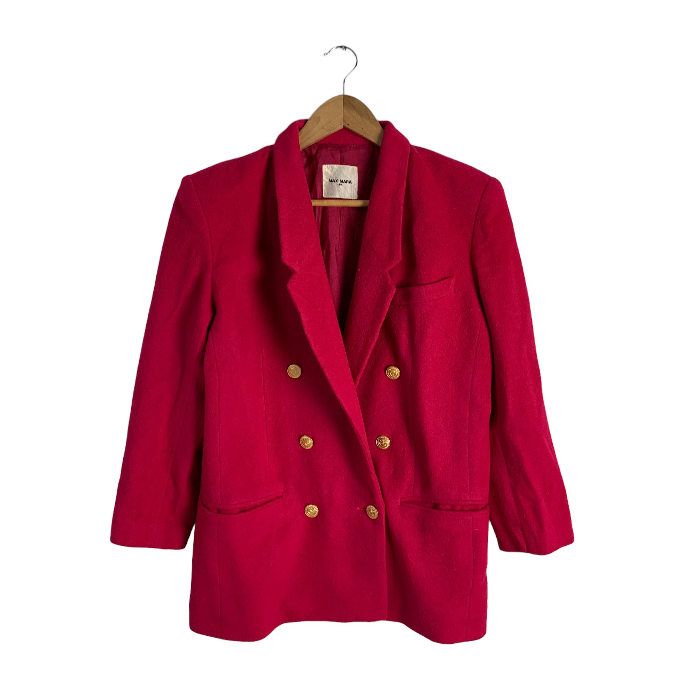 Max Mara Max Mara Double Breast Wool Jacket Size M / US 6-8 / IT 42-44 - 1 Thumbnail