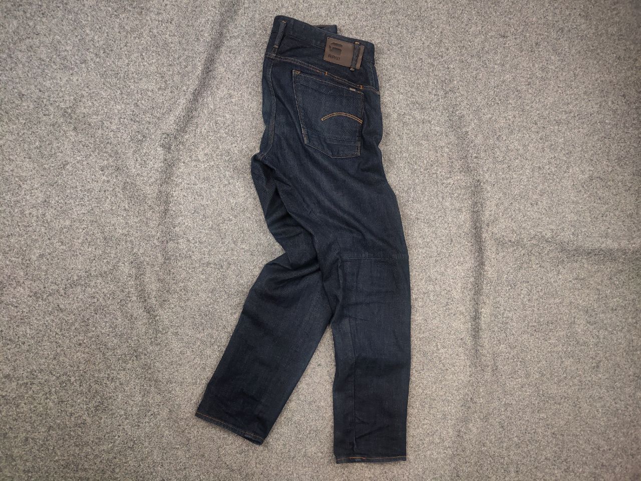 G-Star G-Star Raw Scutar 3-D Slim Tapered Dark Denim Jeans Vintage Size US 33 - 1 Thumbnail