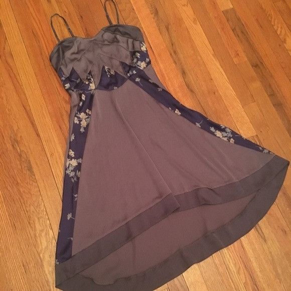 Free People Free People silk satin floral high low dress Size M / US 6-8 / IT 42-44 - 3 Thumbnail