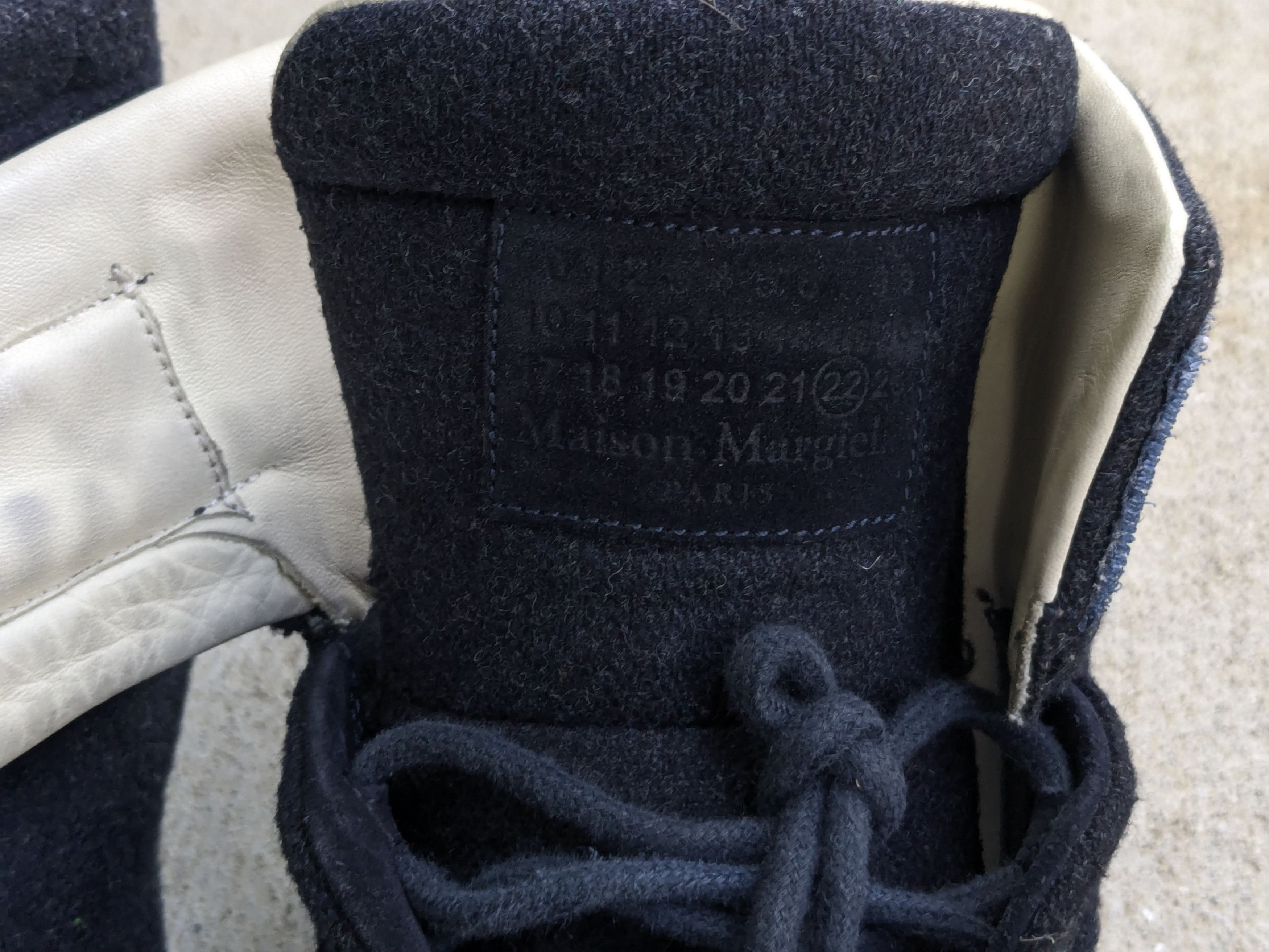 Maison Margiela Maison Margiela Future Navy Blue Wool 9 42 High Tops Size US 9 / EU 42 - 4 Thumbnail