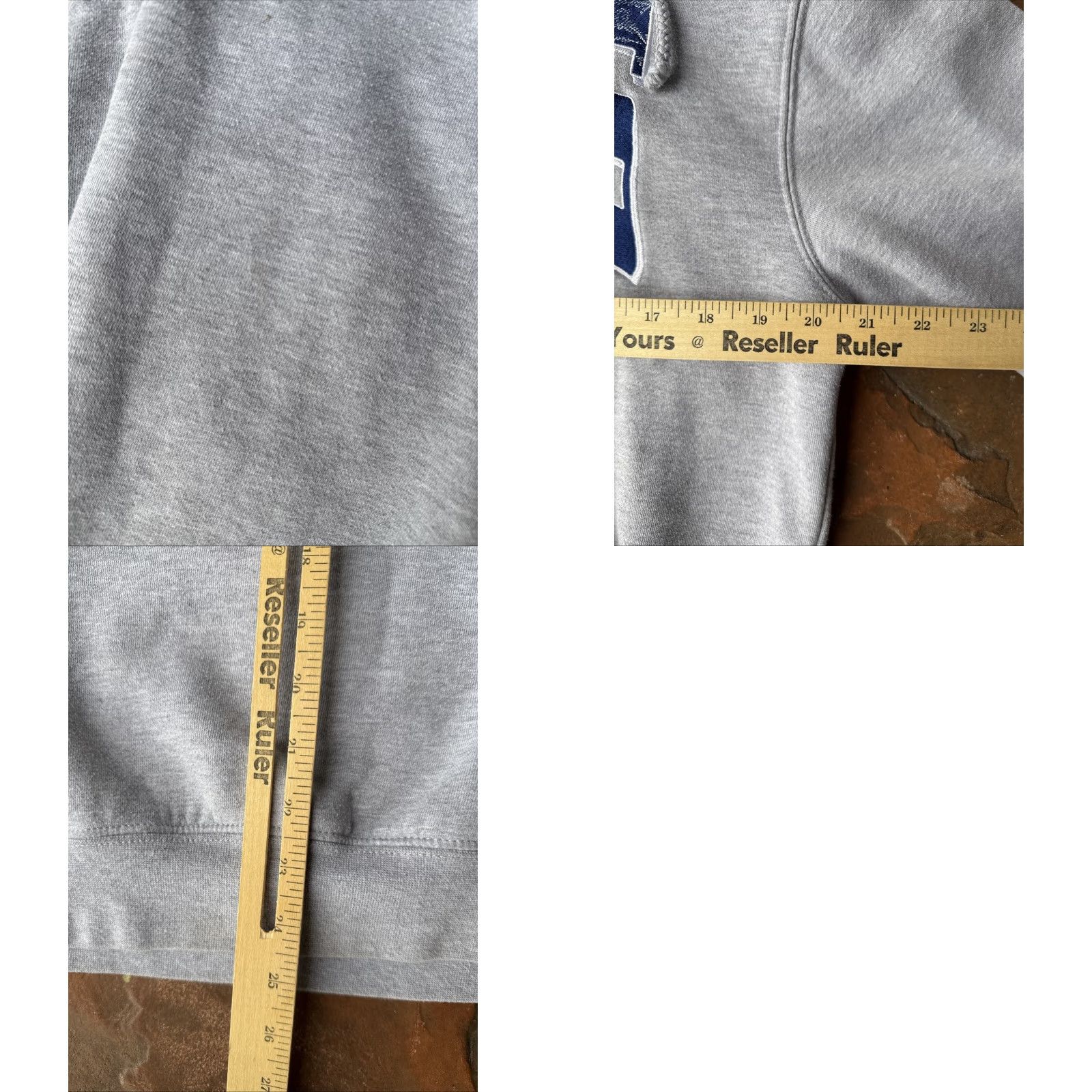 Saintwoods Saintwoods Embroidered Spell Out Hoodie Sweatshirt Small Gray Mens Hoodie"} Size US S / EU 44-46 / 1 - 8 Thumbnail
