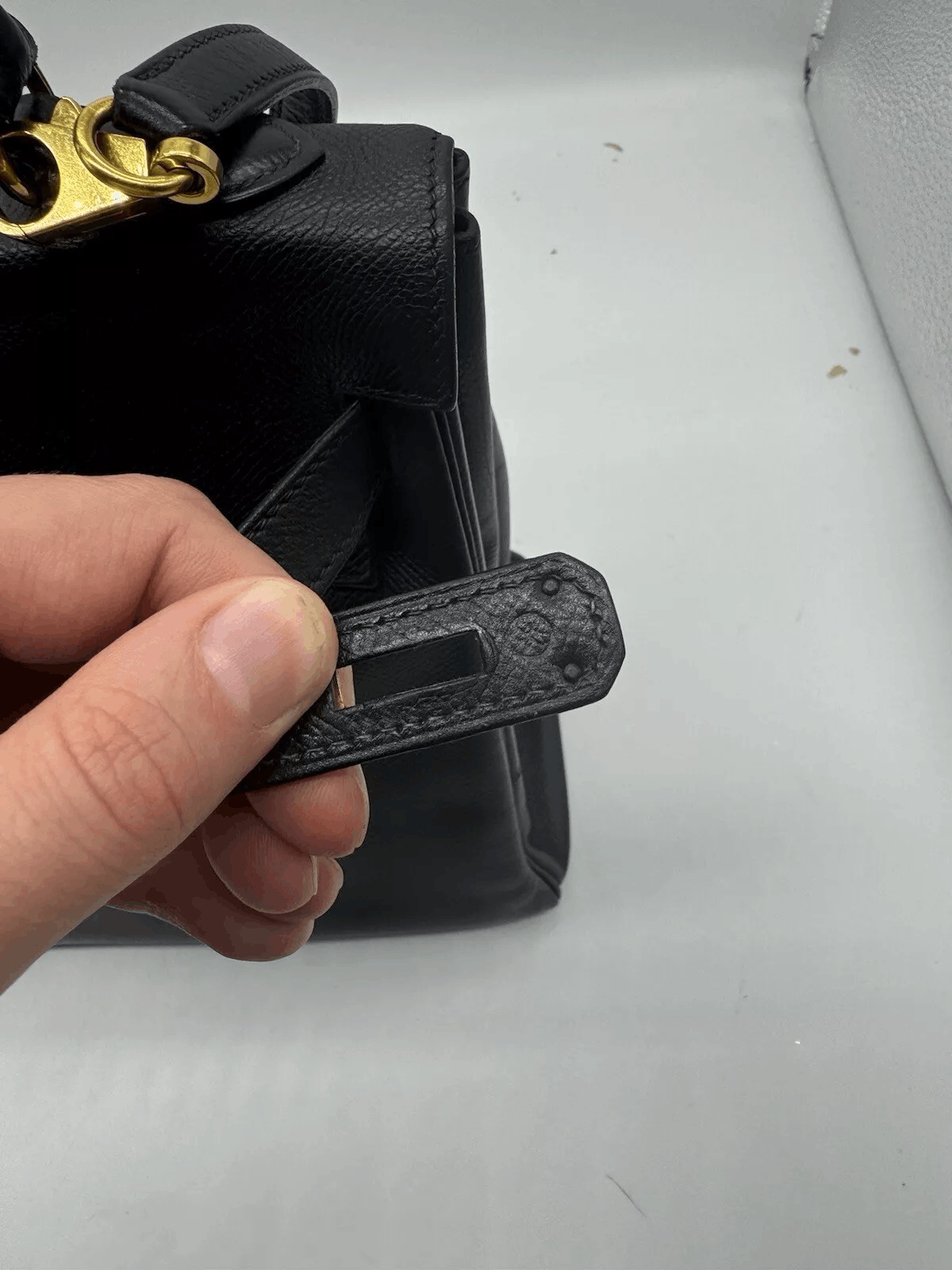 Hermes Hermes Kelly 32 Black Verso Courchevel Size ONE SIZE - 9 Thumbnail