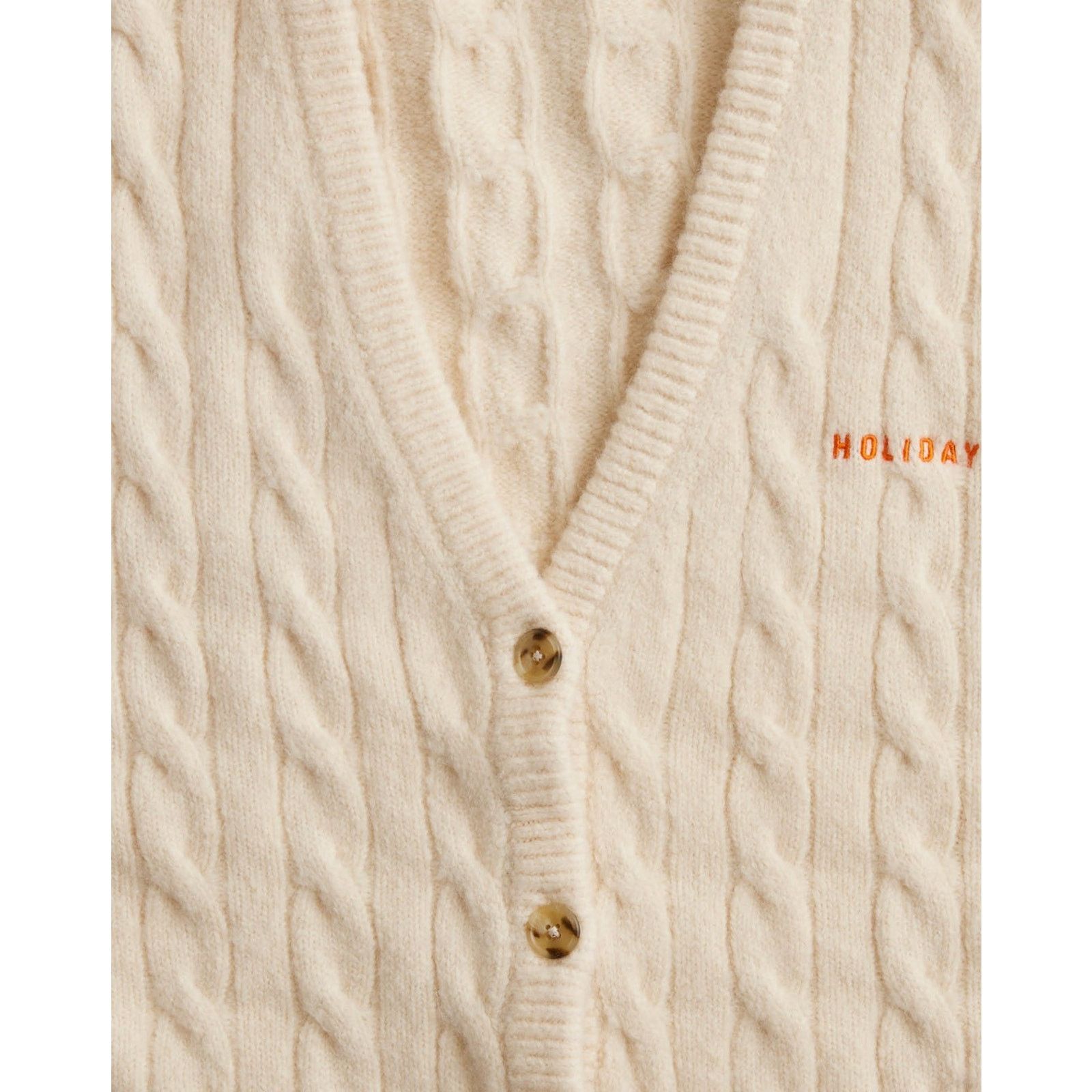 J.Crew J.Crew Limited Edition Cable-knit Stretch Holiday Cardigan Size S / US 4 / IT 40 - 4 Thumbnail