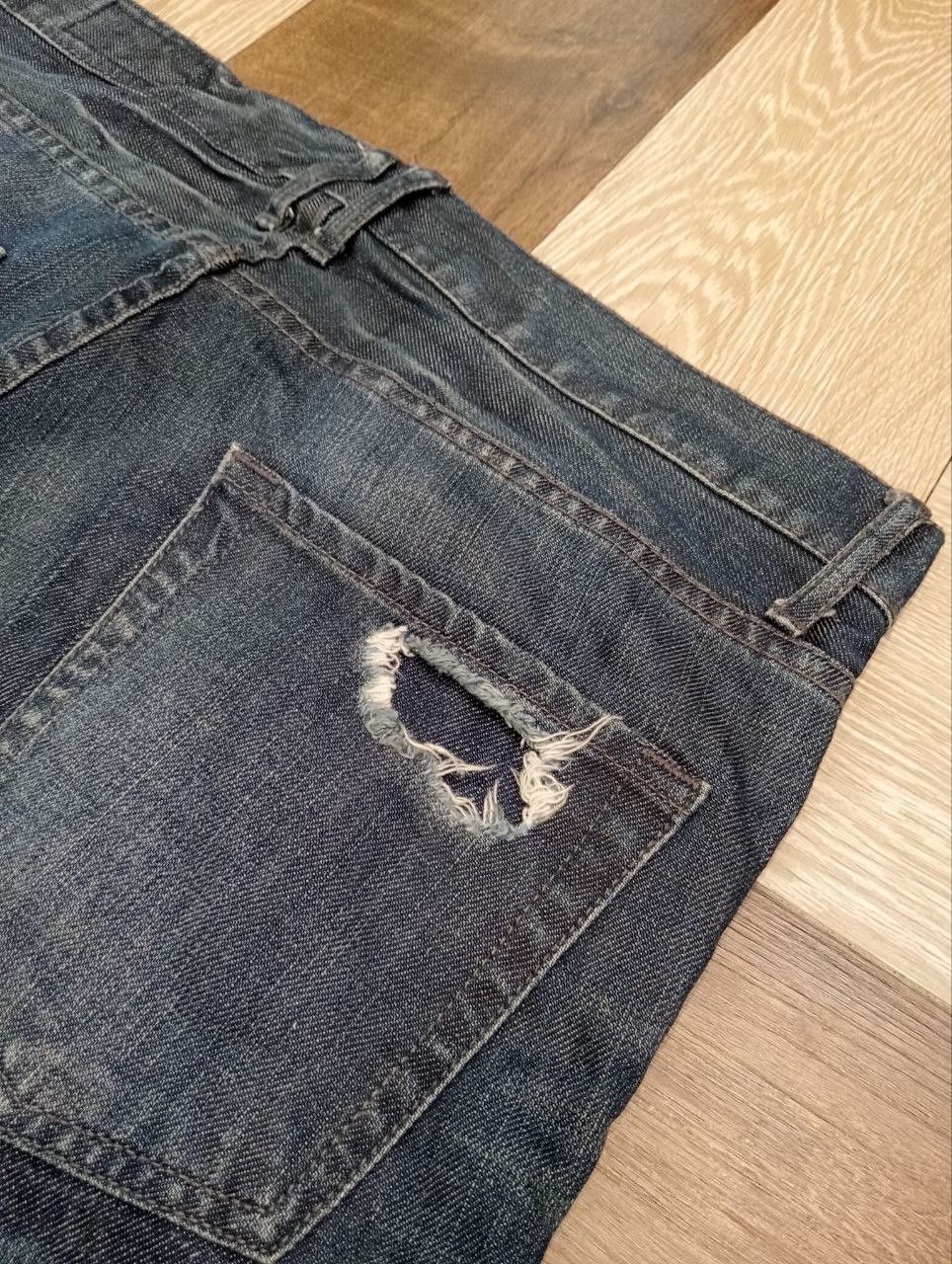 semanticdesign SEMANTIC DESIGN x ROEN SKULLS DISTRESSED DENIM Size US 35 - 13 Thumbnail