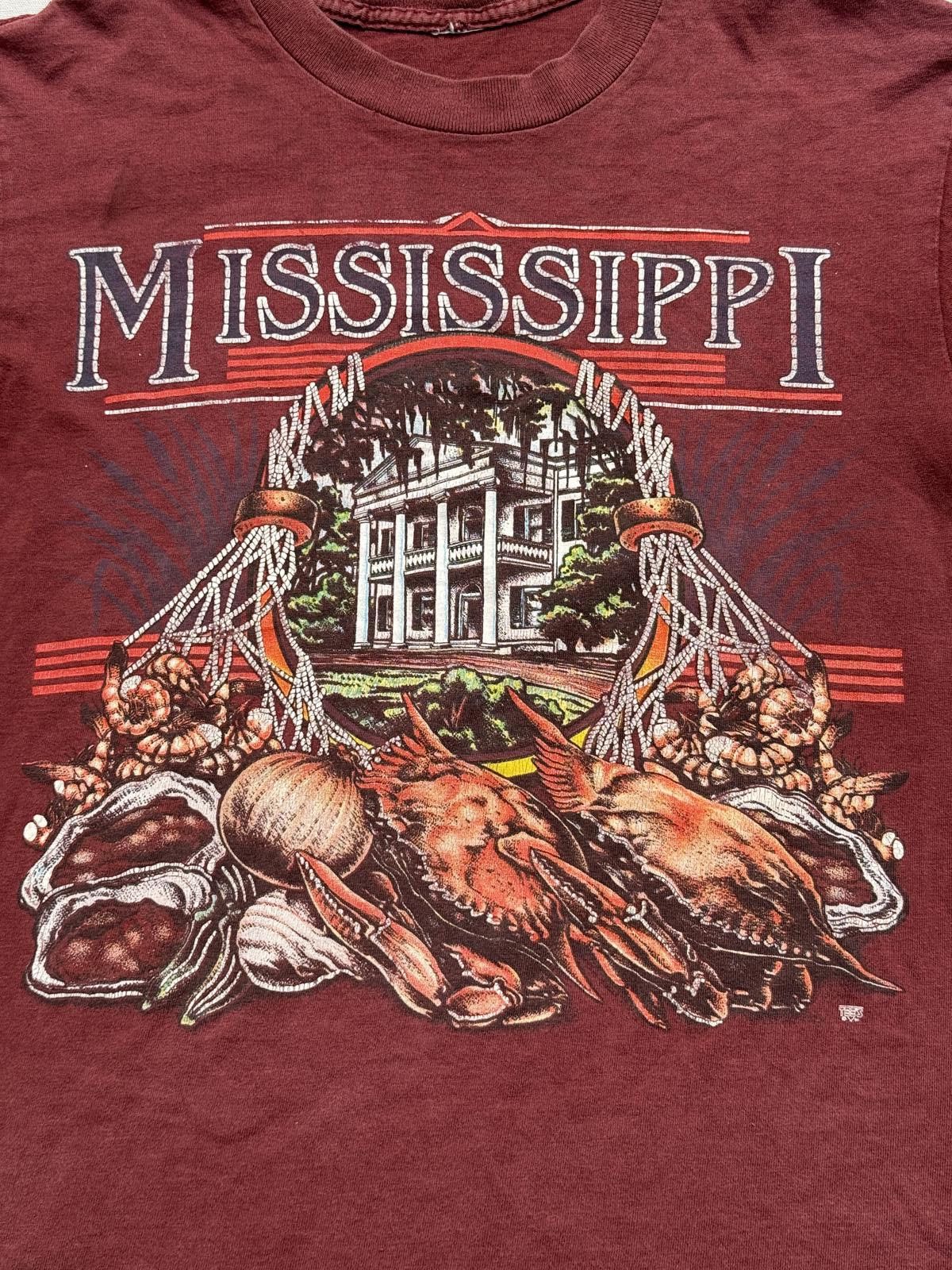 Hanes Faded Mississippi T-shirt Plantation Gumbo Tee M Size US M / EU 48-50 / 2 - 2 Thumbnail
