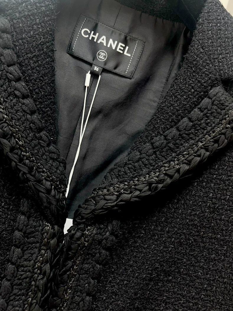 Chanel Chanel 22C Early Spring Vacation Series 36-size black twee Size XS / US 0-2 / IT 36-38 - 2 Thumbnail