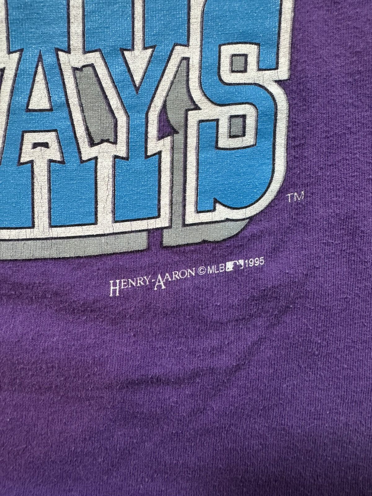 MLB Tampa Bay Devil Rays - single stitch vintage tee Size US M / EU 48-50 / 2 - 3 Thumbnail