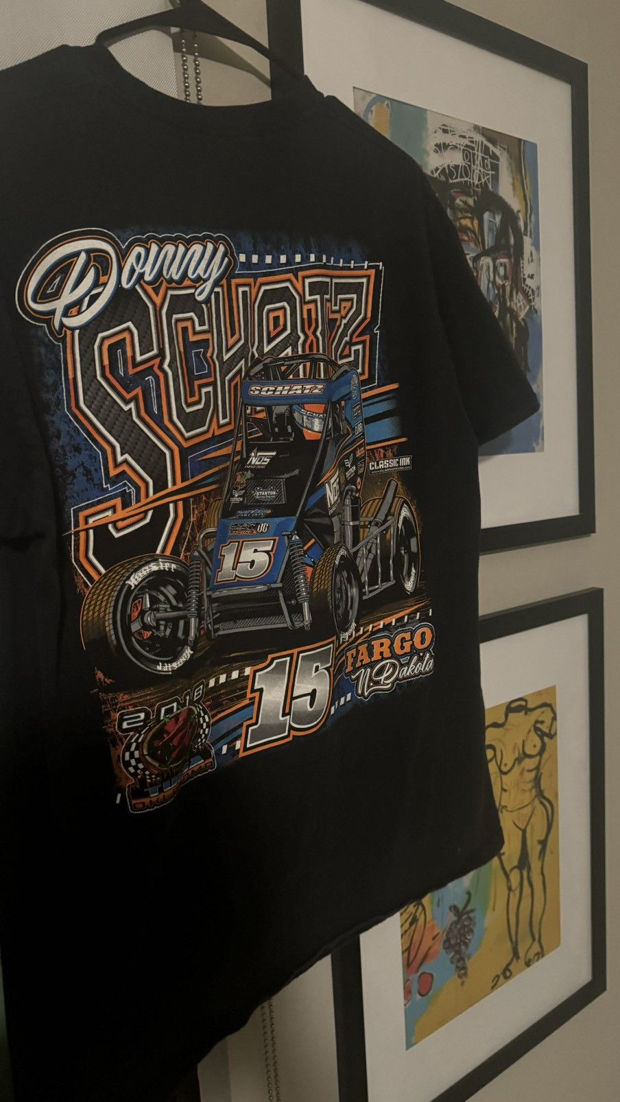 Gildan Danny Shatz Racing Tee Shirt Size US L / EU 52-54 / 3 - 3 Thumbnail