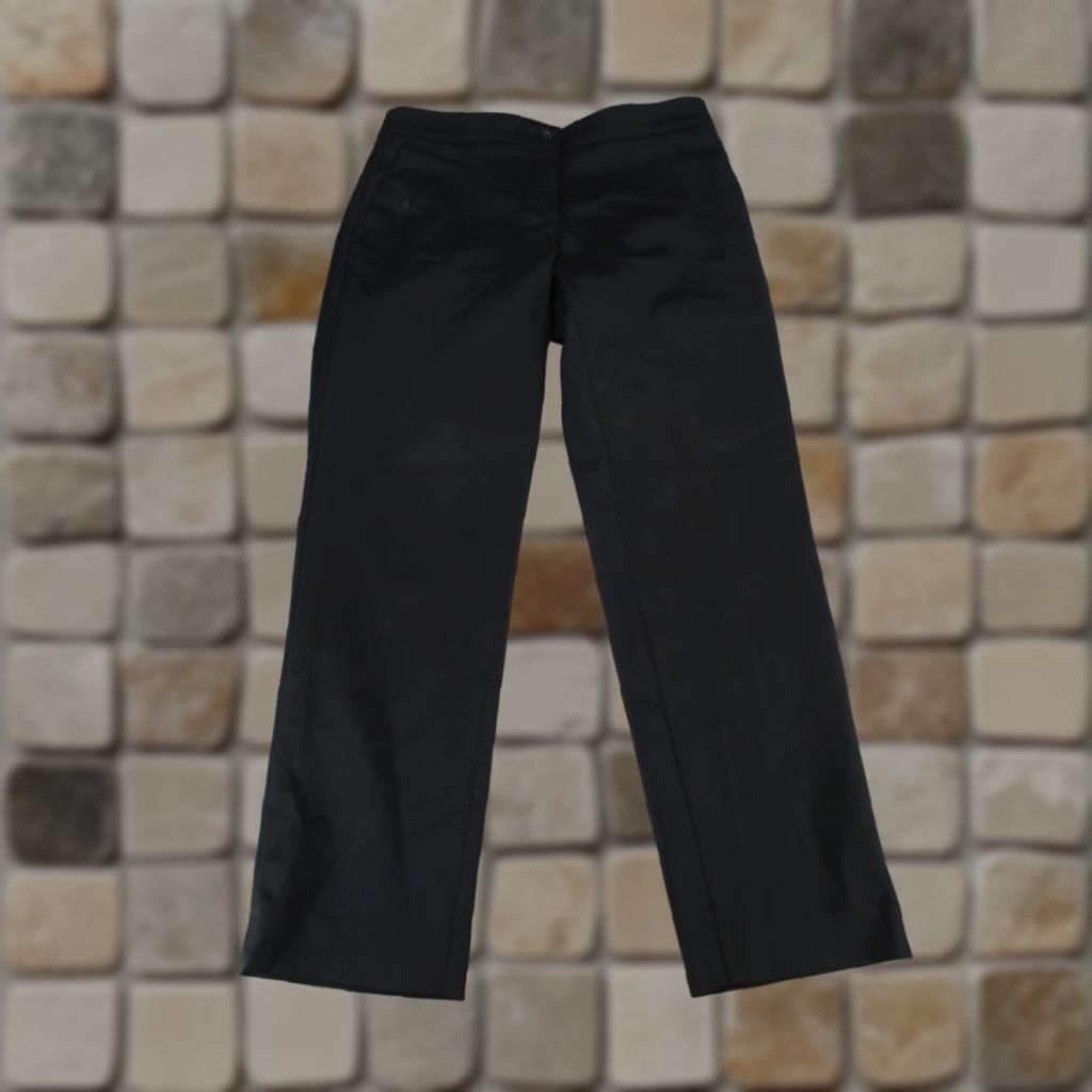 Etro VINTAGE ETRO Pants Womens Size 6 Black Dress Trousers Tapered Style Size 28" / US 6 / IT 42 - 1 Thumbnail