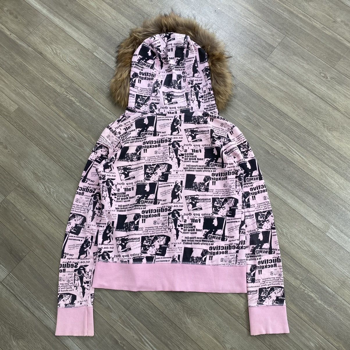 If Six Was Nine 2000s Beauty Beast Cryx Kmrii Ifsix Lgb Style Fur Zip Hoodie Size US S / EU 44-46 / 1 - 15 Thumbnail