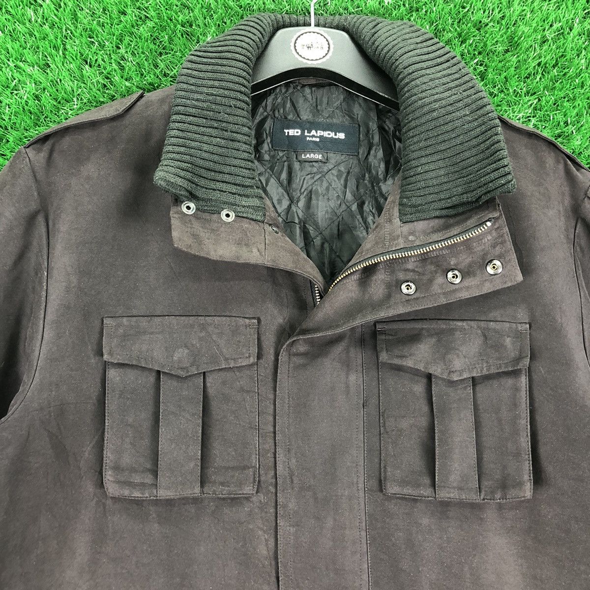 TED LAPIDUS Vintage Ted Lapidus Paris Zipper Jacket Size US XL / EU 56 / 4 - 7 Thumbnail