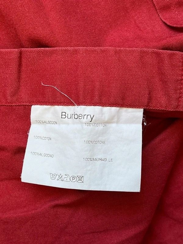 Burberry Burberry London Grafton Made in Spain Vintage 2000s Red Size US M / EU 48-50 / 2 - 11 Thumbnail