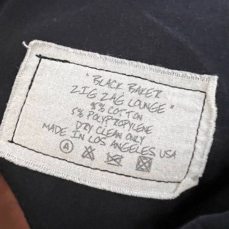 Greg Lauren greg lauren Black Z-shaped pattern sports pants 2506-Nextar Size US 34 / EU 50 - 4 Thumbnail