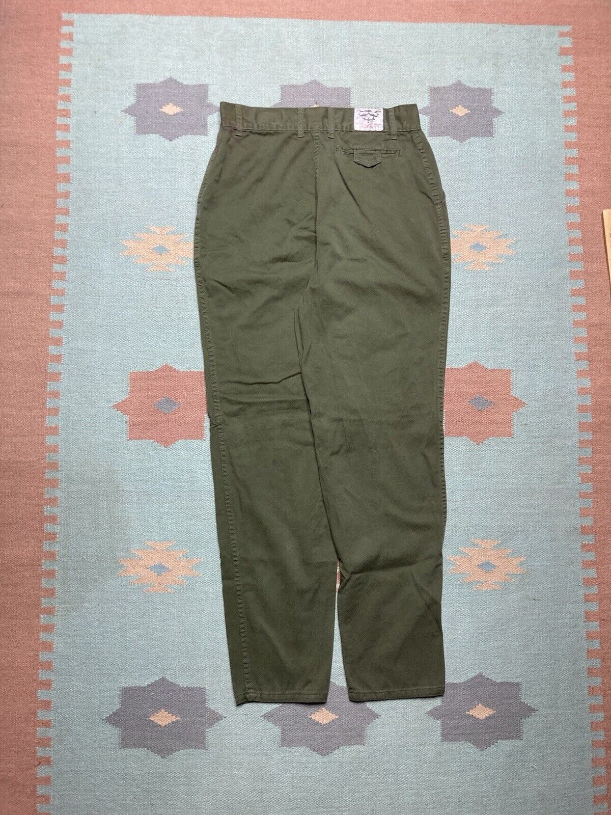 Vintage y2k cargo pants baggy tapered rave pockets military 30x33 Size US 30 / EU 46 - 5 Thumbnail