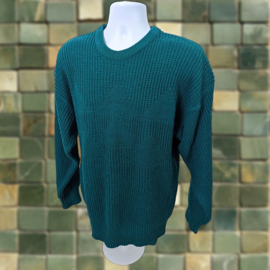 Vintage VINTAGE Expressions Geometric Cosby Biggy Mens Large Sweater C1M Size US L / EU 52-54 / 3 - 1 Thumbnail