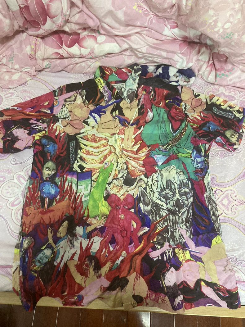 WACKO MARIA Anime Character Print Shirt Ghost in the Shell WACKO