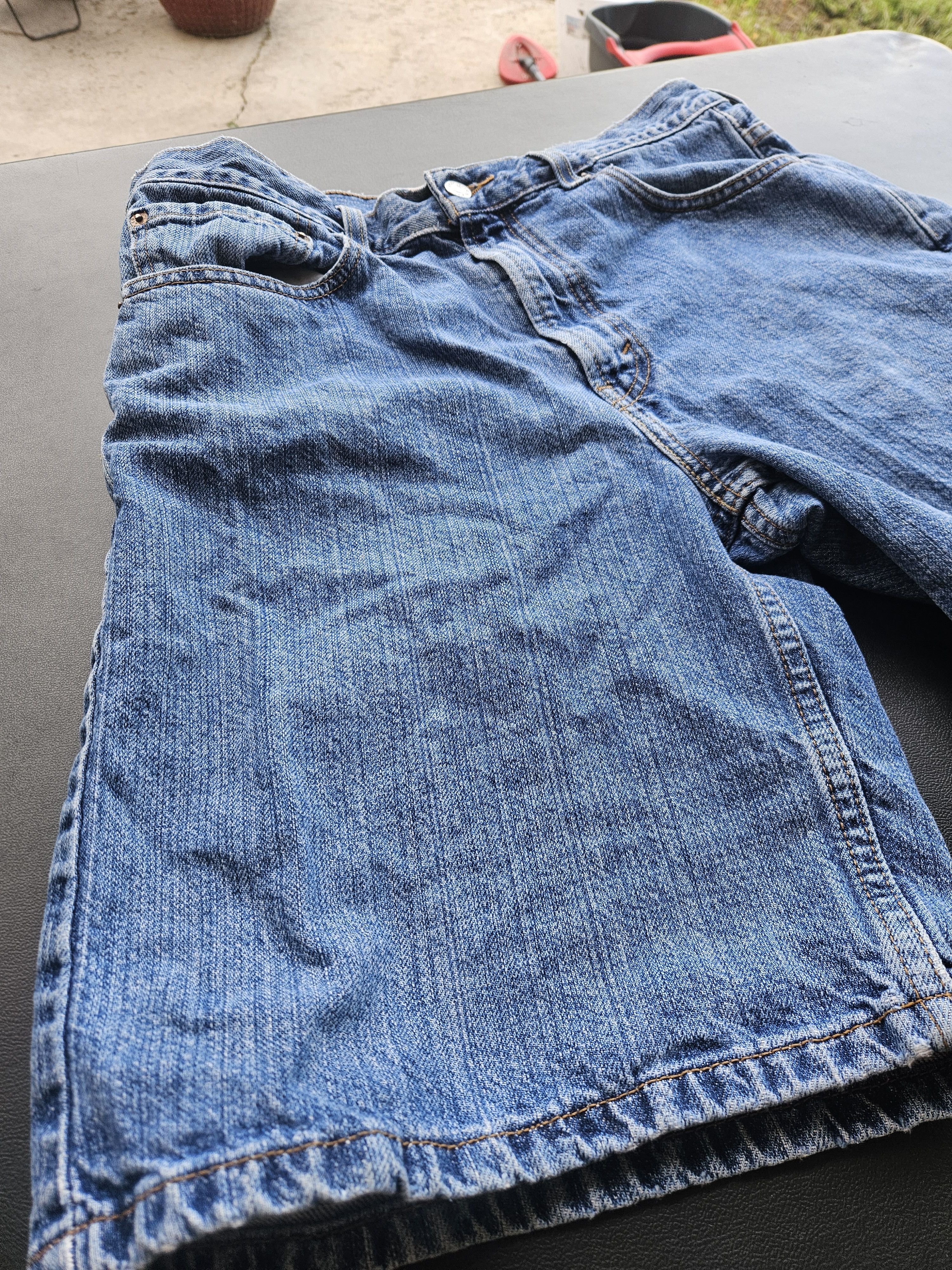 Levi's Vintage Clothing Levi's Vintage Baggy Denim Jorts Size US 34 / EU 50 - 4 Thumbnail