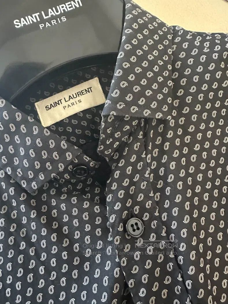 Saint Laurent Paris Saint Laurent Paris size 36 Small Polka Dot Shirt Size S / US 4 / IT 40 - 2 Thumbnail