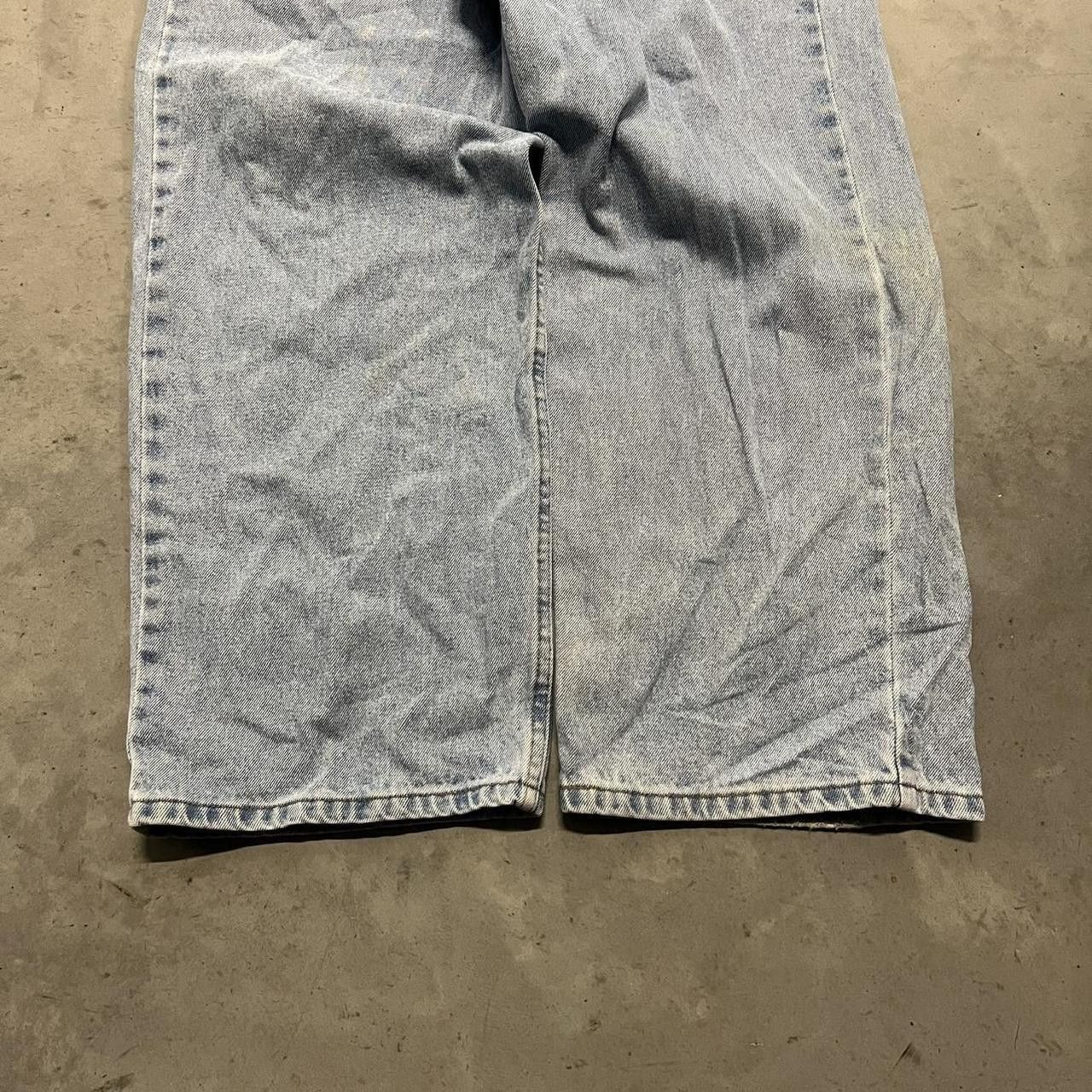 Vintage Vintage Y2K/2000s Baggy Light Blue wash Skater Essential Denim Jeans! Size US 42 / EU 58 - 4 Thumbnail