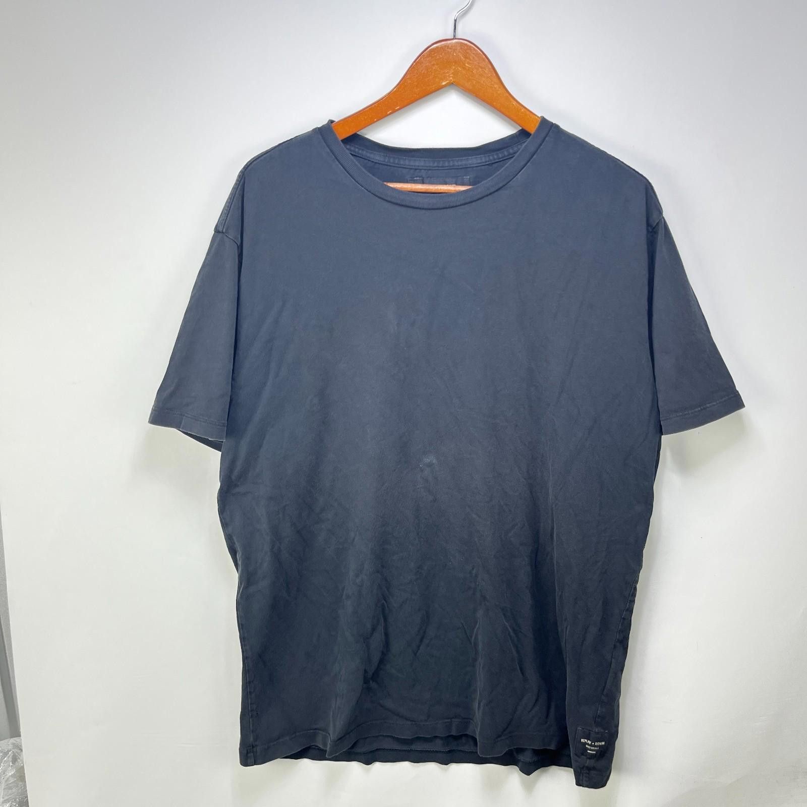 Replay Vintage Sun Faded Blank Black T Shirt XL Replay Denim Size US XL / EU 56 / 4 - 1 Thumbnail