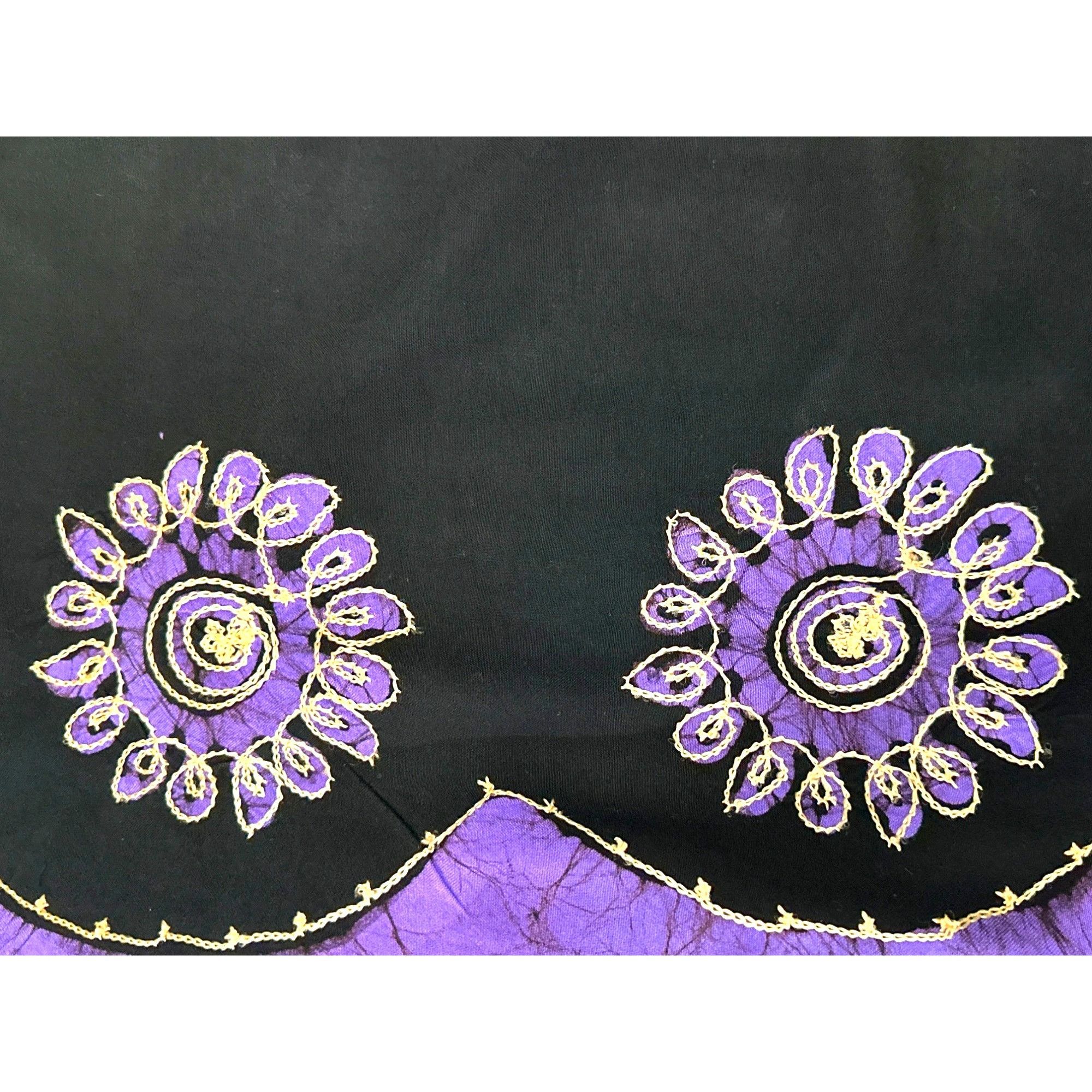 Other CCC Look Feel Like a Bohemian Goddess Black Purple Gold Embr Size ONE SIZE - 7 Thumbnail