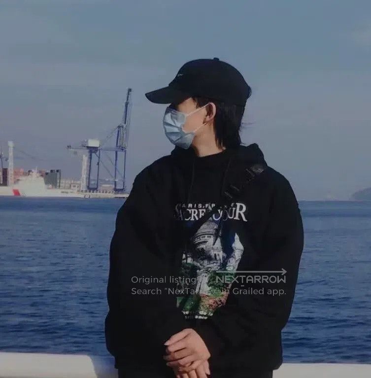 Balenciaga Balenciaga Black Church Lettering Printed Cotton Hooded Dr Size US M / EU 48-50 / 2 - 9 Thumbnail