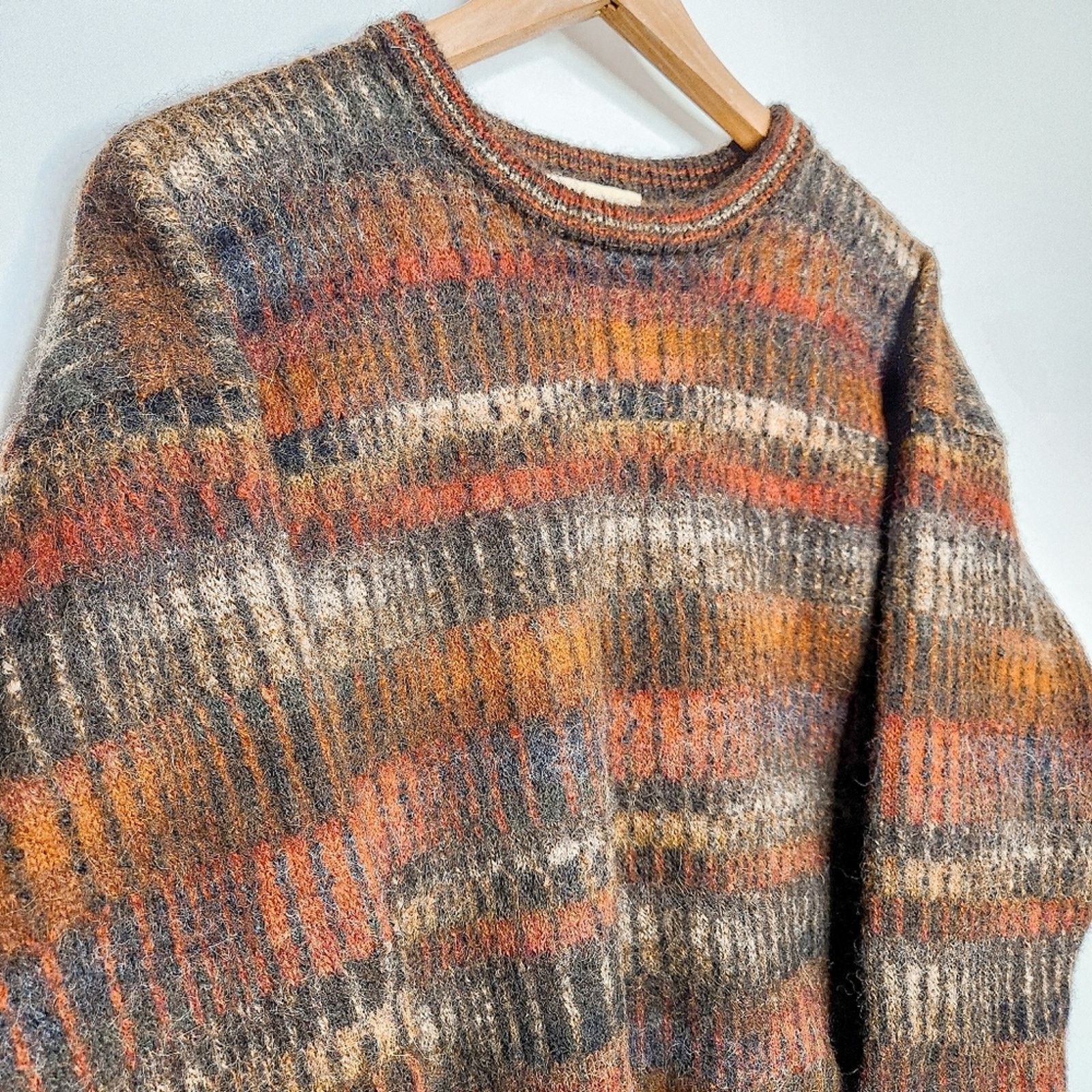 Vintage VTG 90s Intiwara Alpaca Handmade Brown Sweater Mens Size L Size US L / EU 52-54 / 3 - 2 Thumbnail