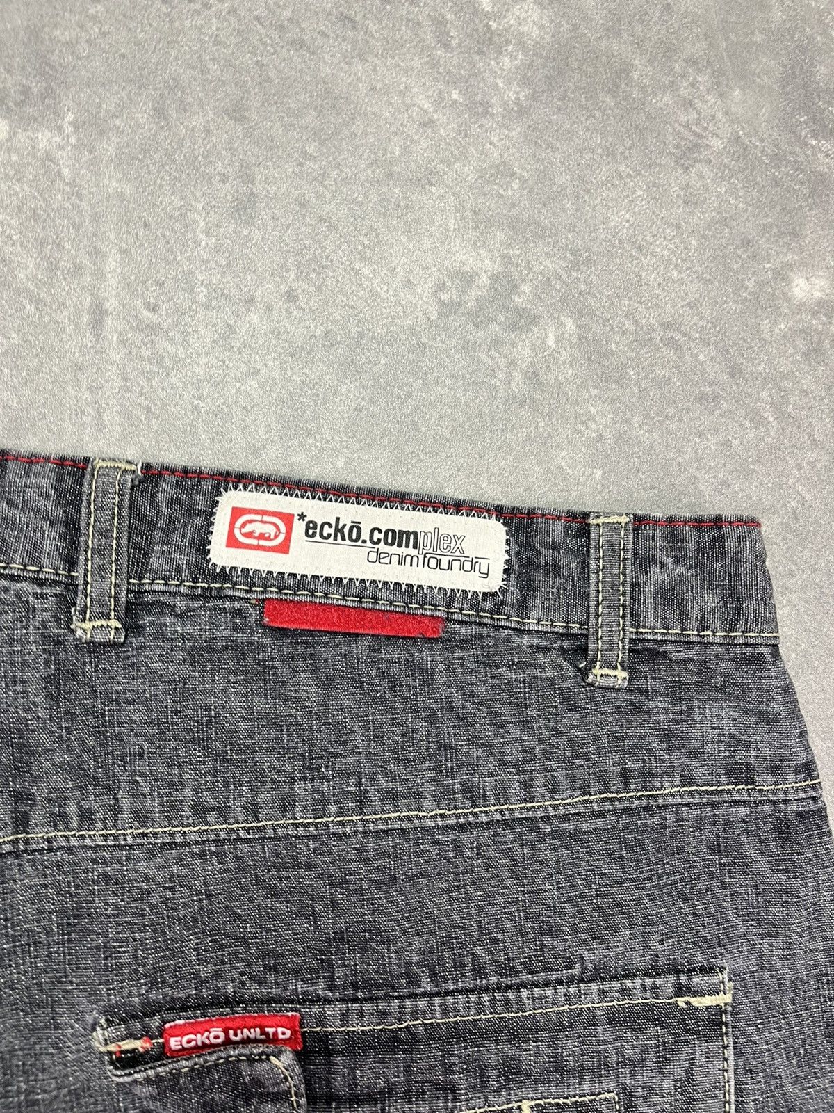 Ecko Unltd. Ecko Unltd. Embroidered Patches Baggy Denim Jeans 38 Size US 38 / EU 54 - 14 Thumbnail
