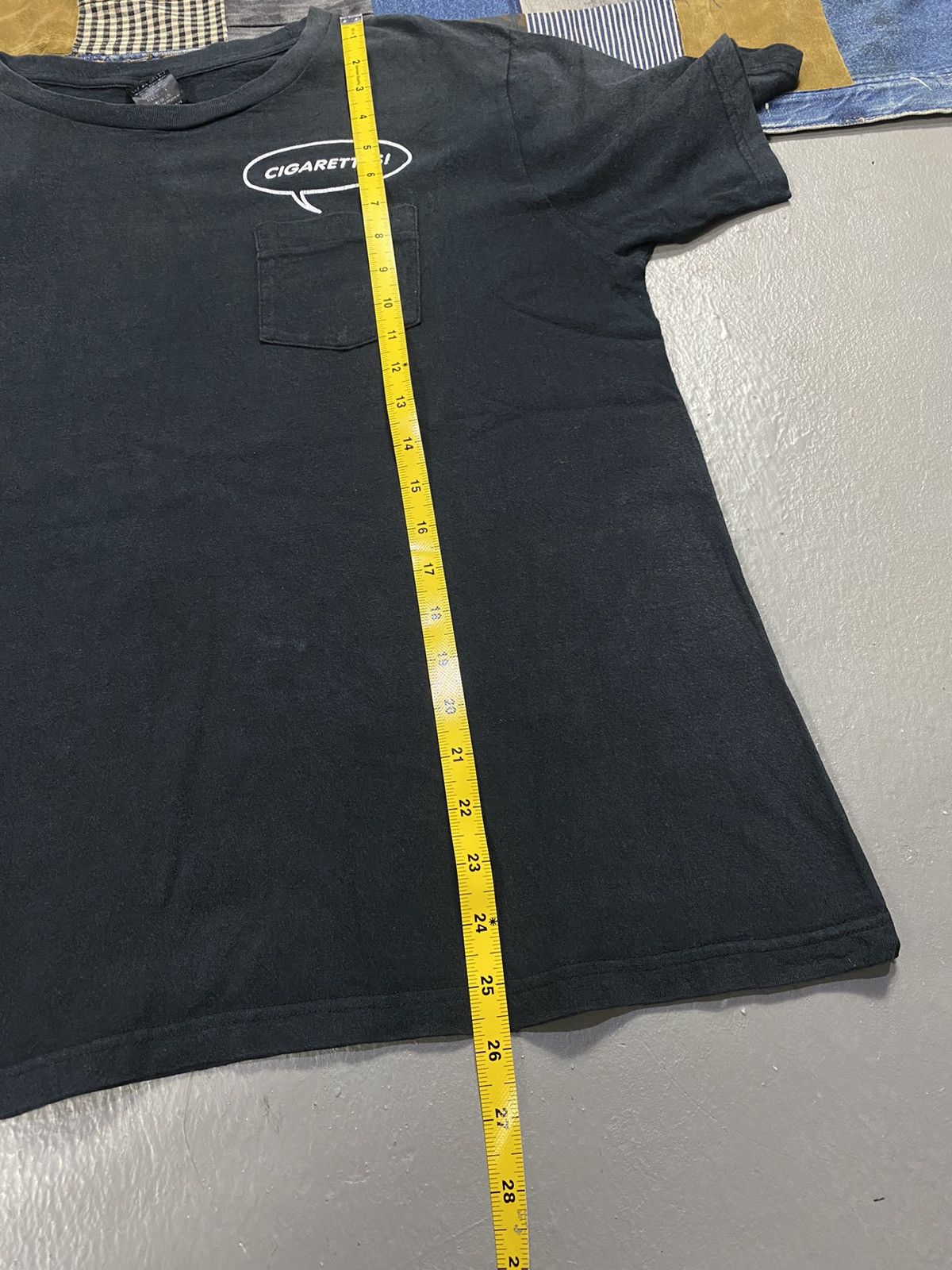 Japanese Brand × Number (N)ine Number Nine Cigarettes Pocket Distressed Tshirt Size US M / EU 48-50 / 2 - 7 Thumbnail