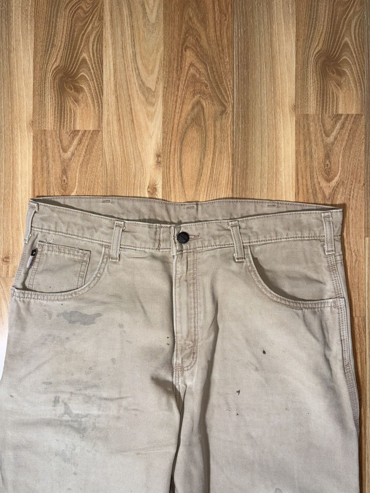 Carhartt Carhartt FR Rugged Flex Canvas Work Pants CAT 2 / NFPA 2112 Size US 36 / EU 52 - 3 Thumbnail