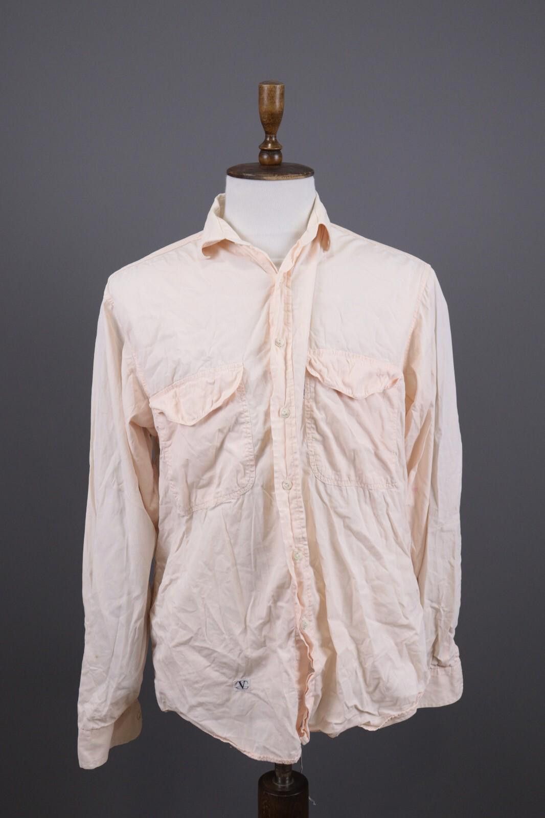 Valentino Valentino Jeans Orange Button Up Dress Shirt Size 41 / 16 Size US M / EU 48-50 / 2 - 1 Thumbnail