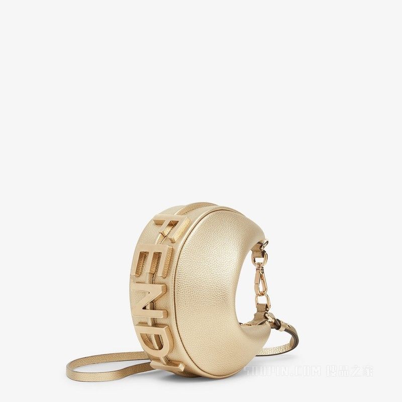 Fendi o1s1wg111125 Size: OS/ Fendigraphy Mini in Golden Size ONE SIZE - 1 Thumbnail