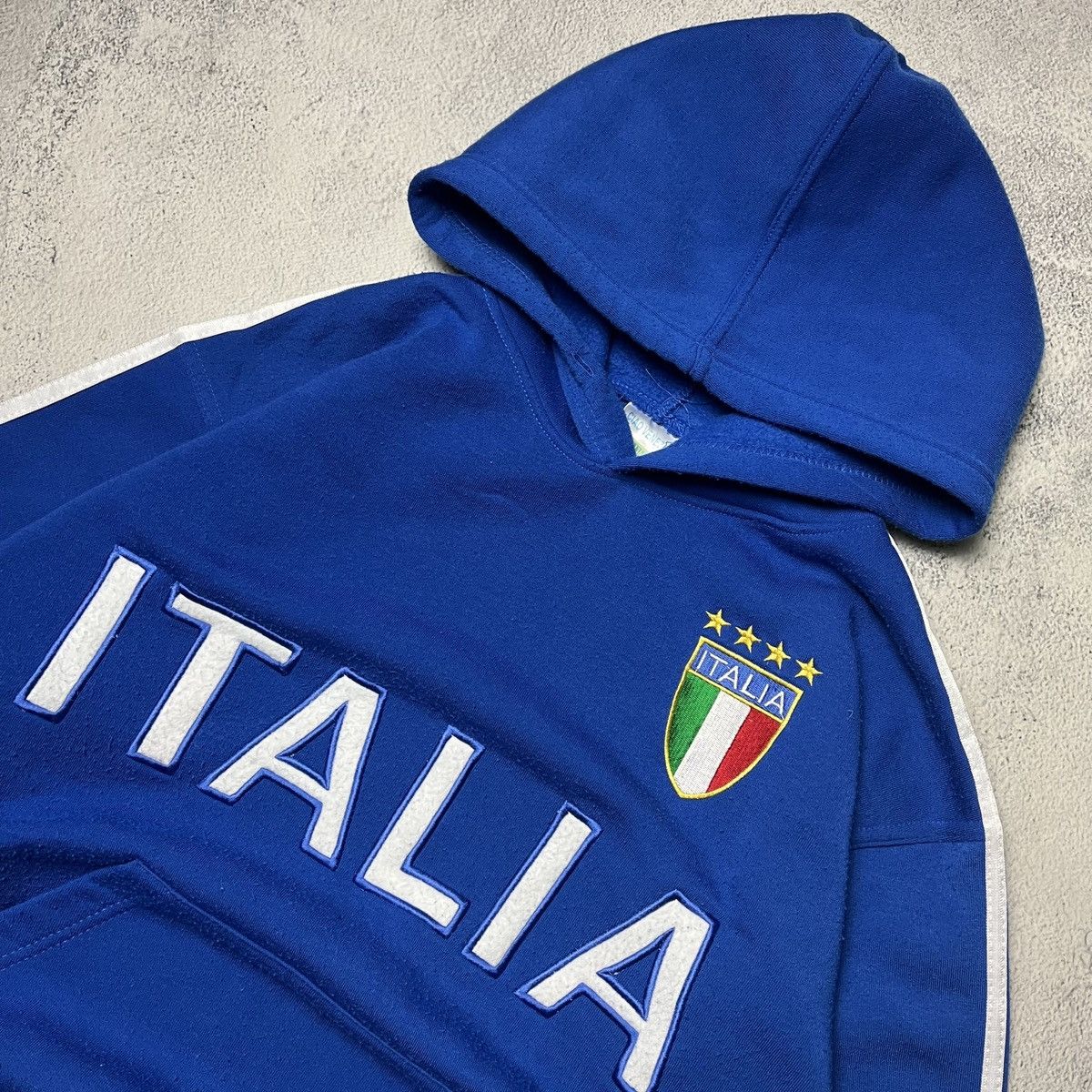 Other ⚽️ Y2K Rare Italia big center logo Soccer hoodie⚽️ Size US L / EU 52-54 / 3 - 3 Thumbnail