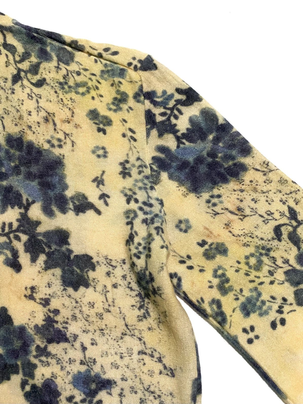 Loro Piana LORO PIANA BLUE EYES FLORAL CASHMERE SILK SWEATERS Size L / US 10 / IT 46 - 10 Thumbnail