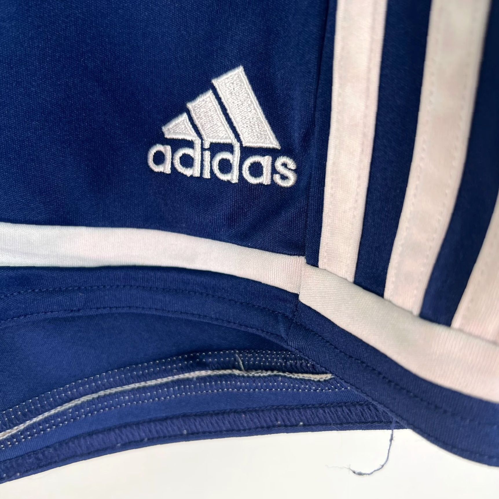 Adidas Adidas Climalite Athletic Shorts Women’s S Navy Blue & White Size 28" / US 6 / IT 42 - 2 Thumbnail