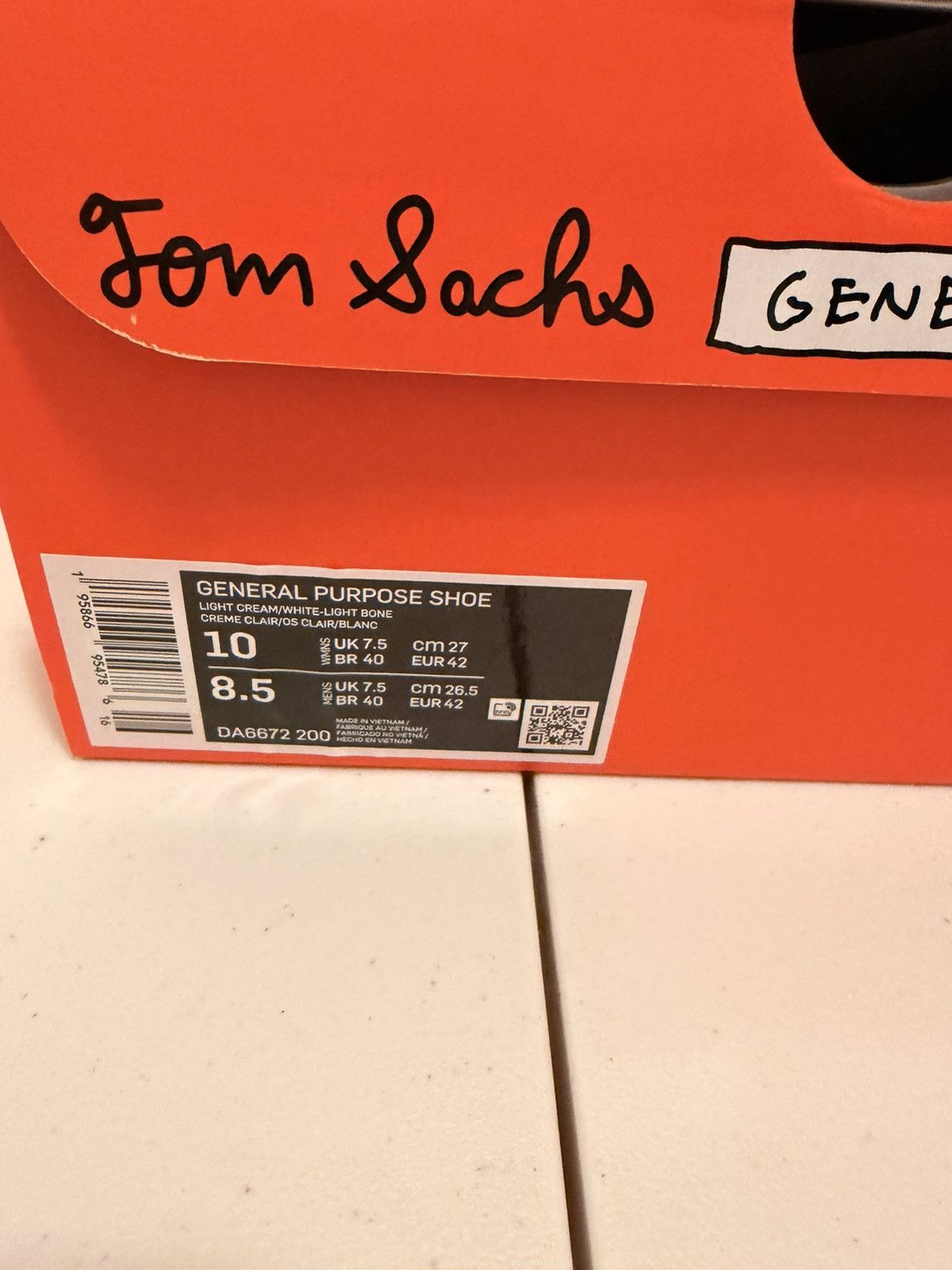 Nike × Tom Sachs NikeCraft General Purpose Shoe Tom Sachs Light Cream sz 8.5 Size US 8.5 / EU 41-42 - 7 Thumbnail