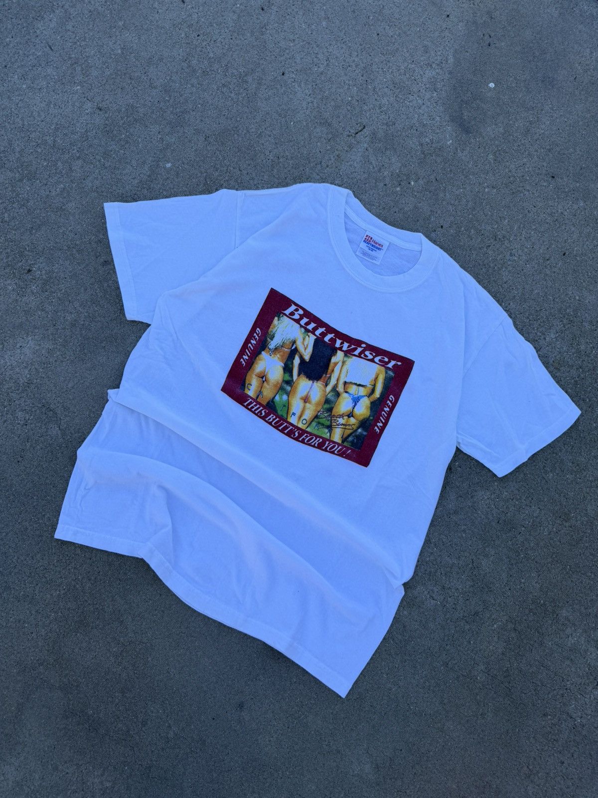 Budweiser Vintage Budweiser Promo Tee “This Butt’s For You!” graphic Size US M / EU 48-50 / 2 - 1 Thumbnail