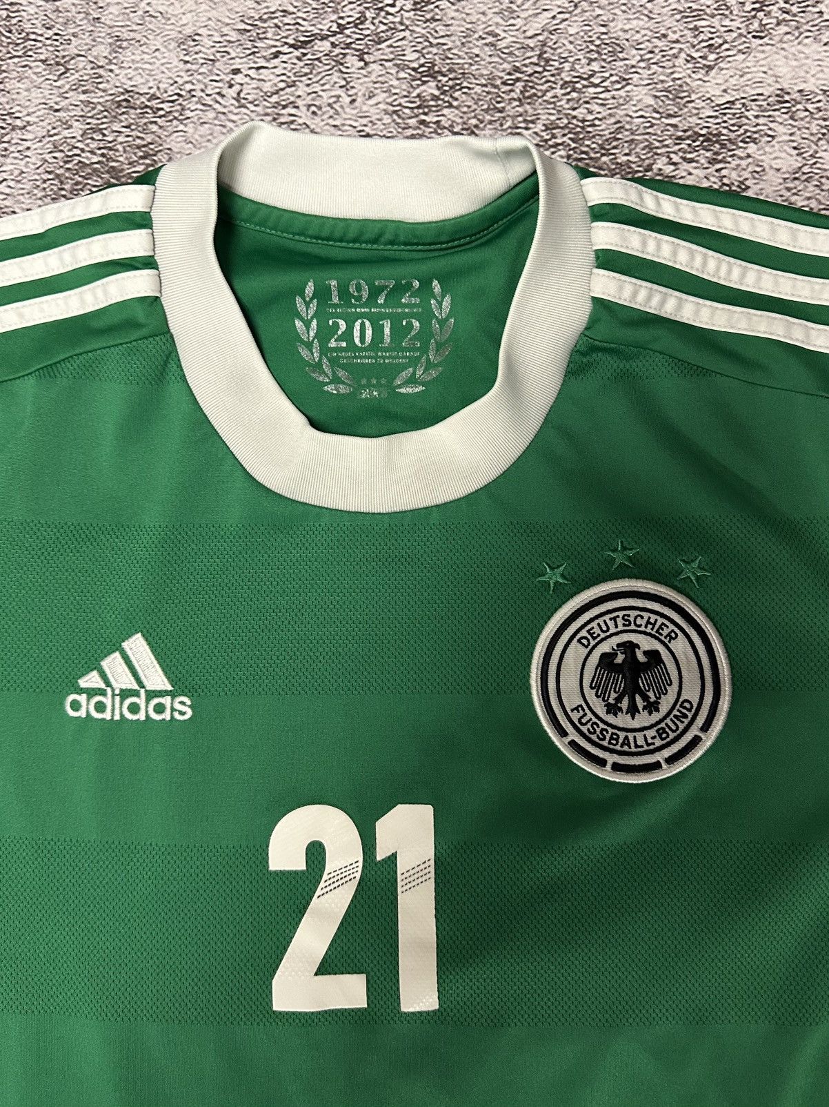 Adidas ADIDAS 2012-13 GERMANY REUS SHIRT GREEN JERSEY M Size US L / EU 52-54 / 3 - 3 Thumbnail