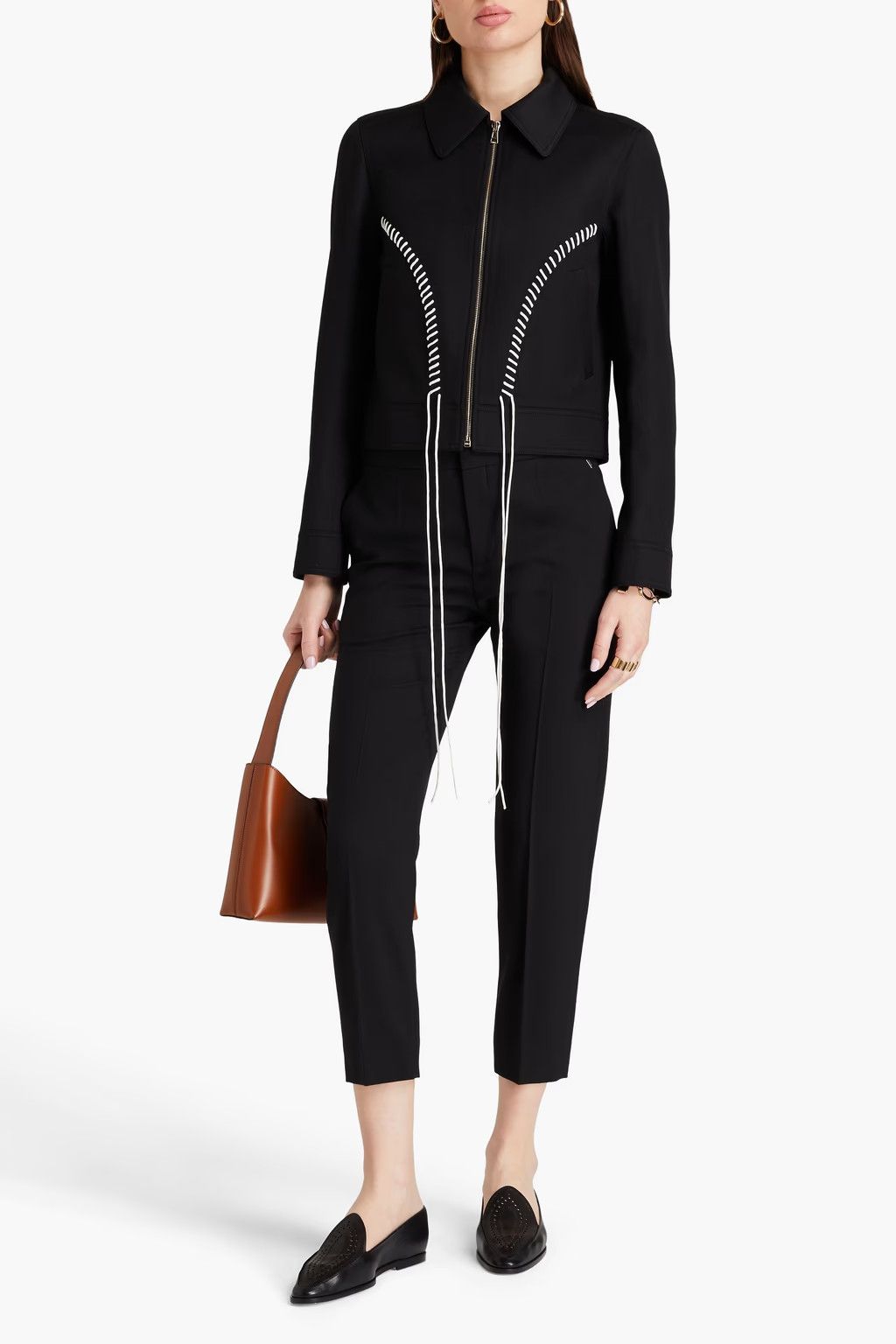 Chloe o1y0825 Jacket in Black Size M / US 6-8 / IT 42-44 - 2 Thumbnail