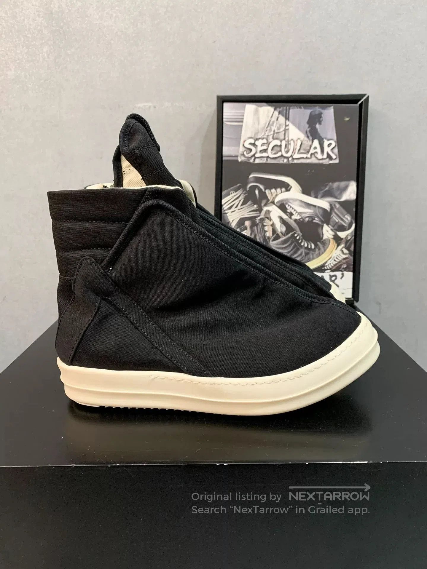 Rick Owens Drkshdw Rick Owens DRKSHDW High-Top Zipper Boots. Size US 6 / EU 39 - 4 Thumbnail