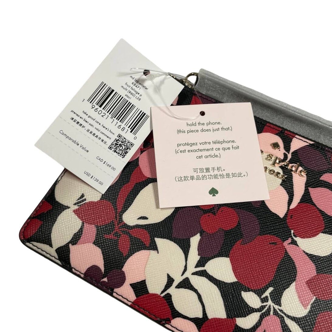 Kate Spade Kate Spade Staci fruit foliage Medium L Zip Wristlet Size ONE SIZE - 5 Thumbnail