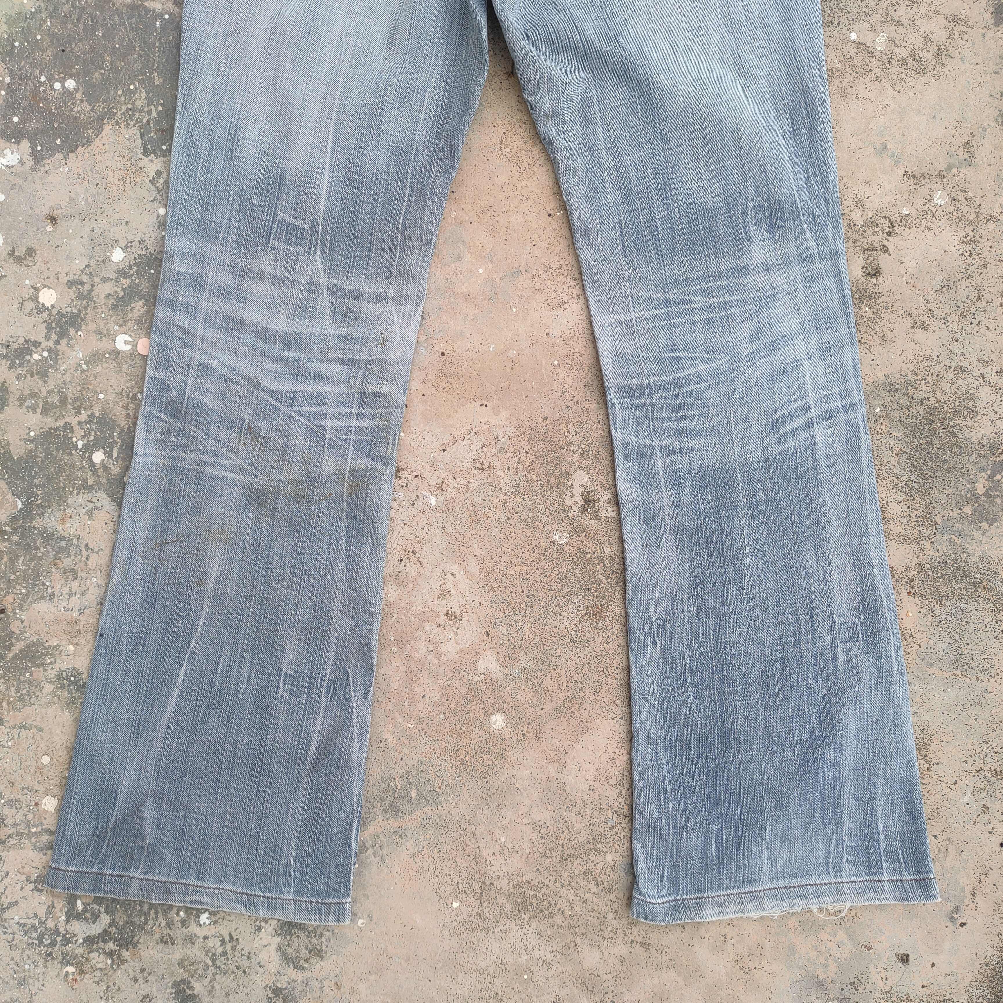 Japanese Brand × Jean VINTAGE THEORIA FLARE FADED RIPPED JEANS DENIM PANTS Size US 29 - 11 Thumbnail