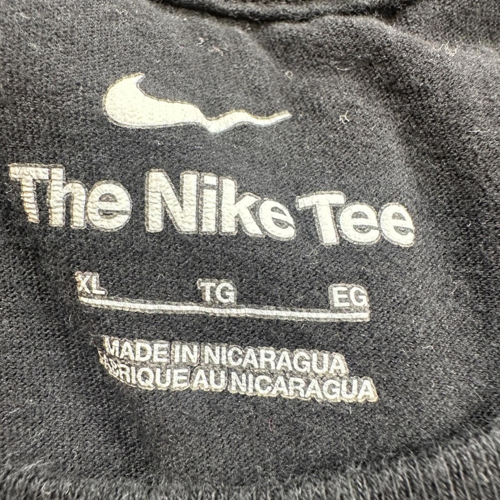 Nike Nike Just Do It Graphic T-Shirt Mens XL Black Lime Green Size US XL / EU 56 / 4 - 4 Thumbnail