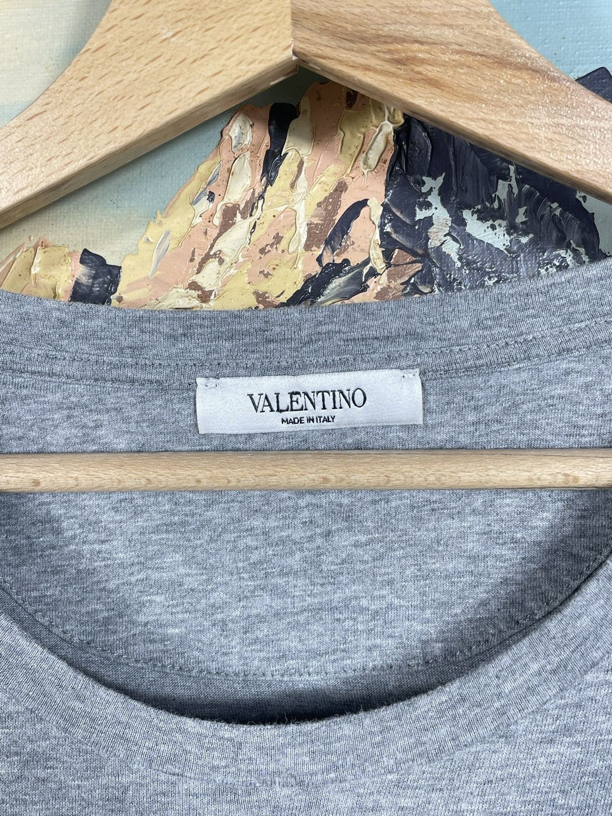 Valentino Valentino Grey T-shirt Tee Panther Graphics Luxury Premium Size US L / EU 52-54 / 3 - 5 Thumbnail