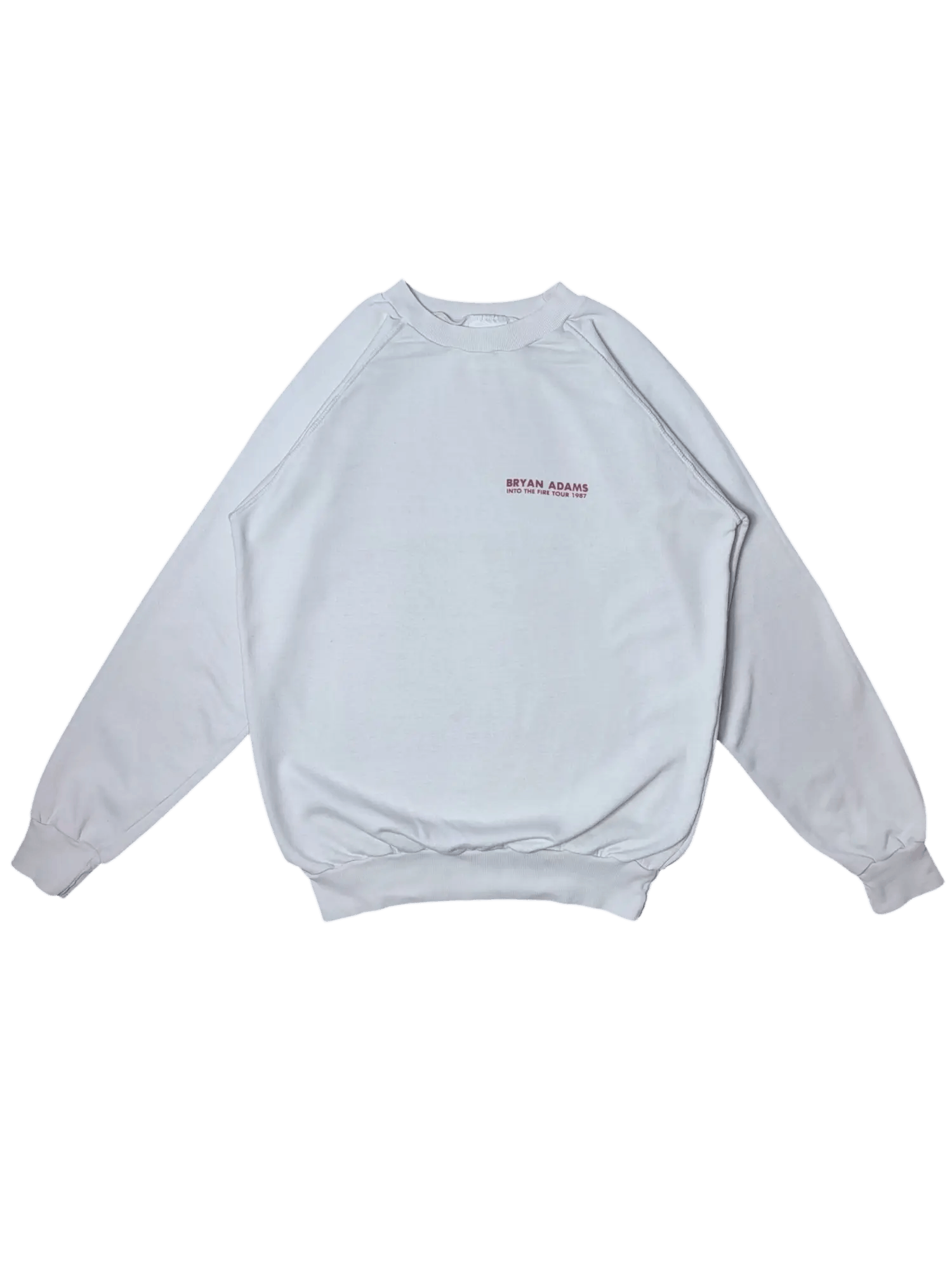 Band Tees × Vintage 1987 Bryan Adams Into the Fire Tour Sweatshirt Size US S / EU 44-46 / 1 - 8 Thumbnail