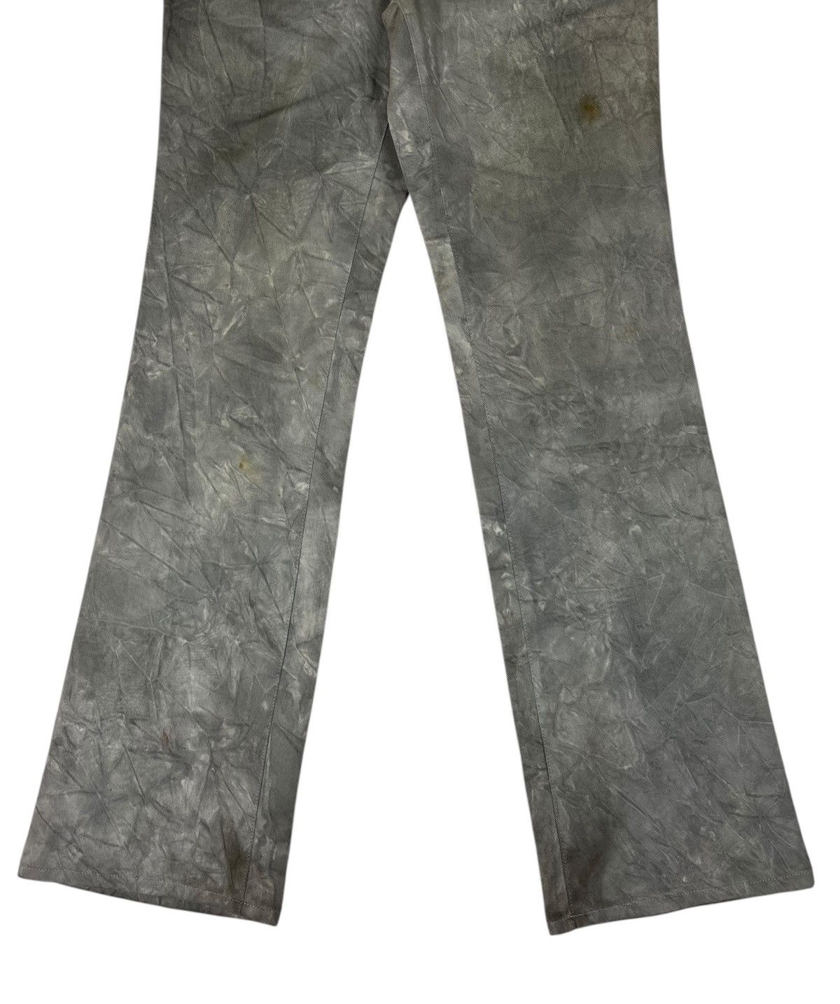 Japanese Brand Flare Japanese Brand A.S.M Grey Marble Pants Size US 27 - 5 Thumbnail