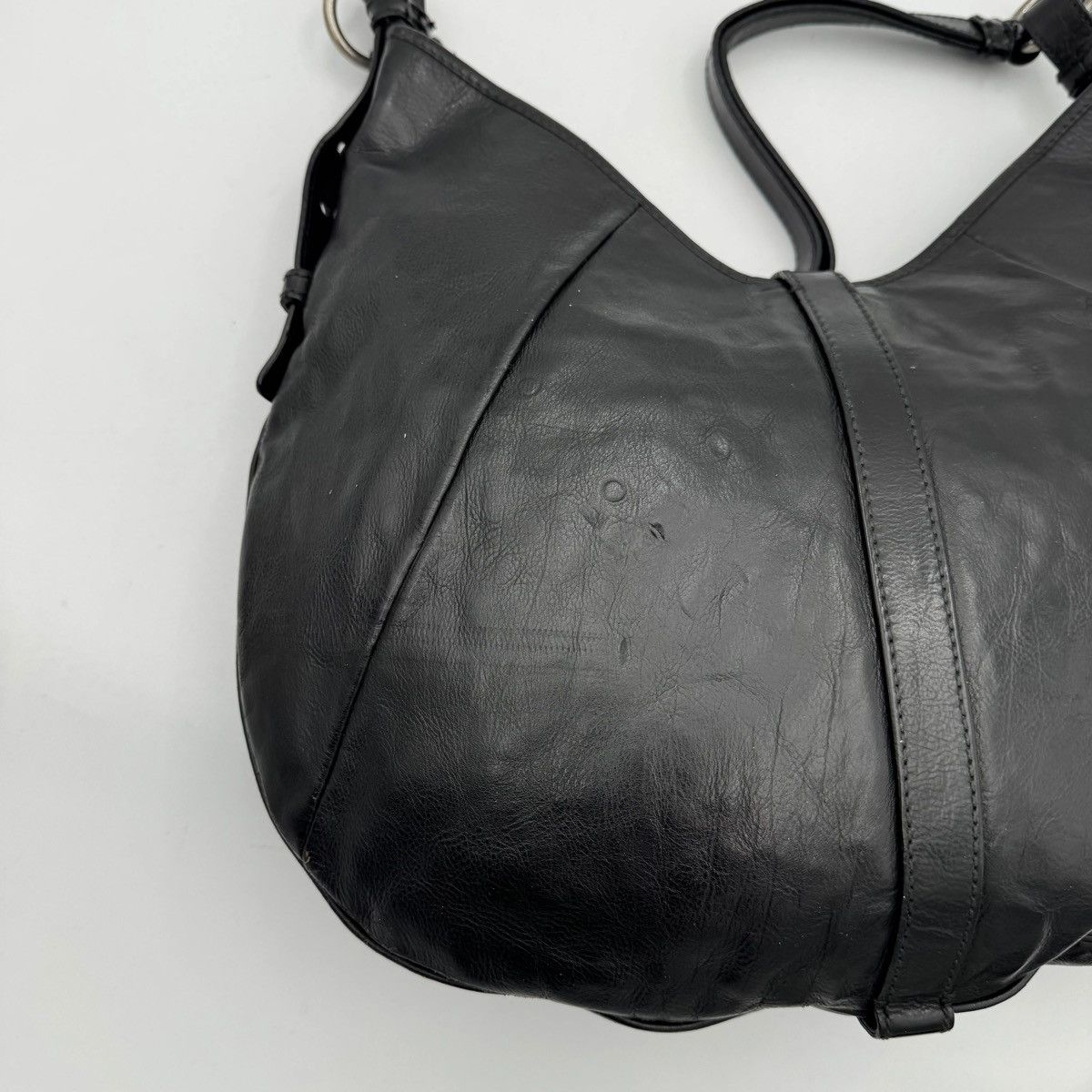 Yves Saint Laurent YSL Black Leather Mombasa Hobo Bag Size ONE SIZE - 10 Thumbnail