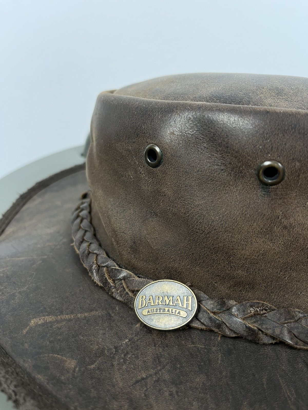Other Barmah Leather Cowboy Outback Hat Australia Unisex L Size ONE SIZE - 7 Thumbnail