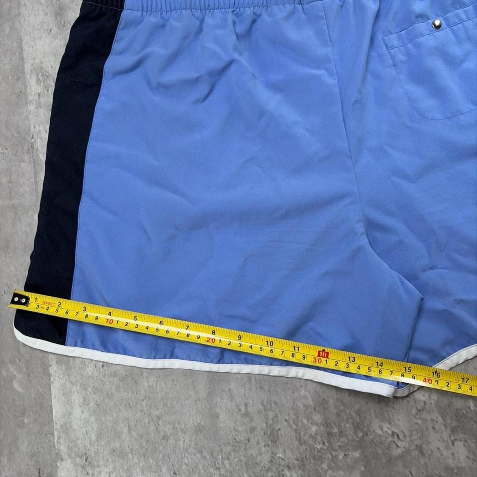 Nike Y2K Light Blue Nike Swoosh Mini Dri Fit Shorts Size US 36 / EU 52 - 8 Thumbnail