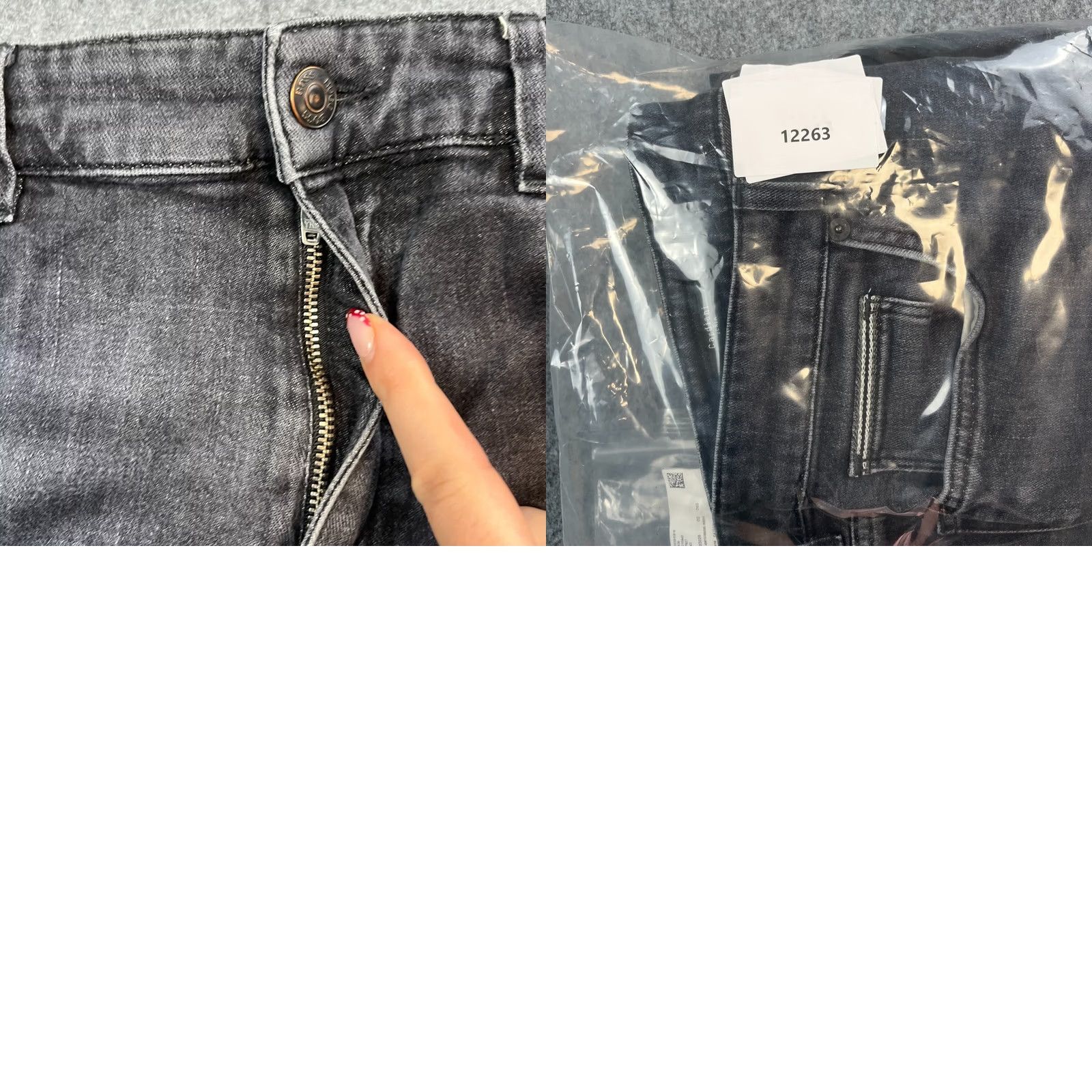 Hugo Boss HUGO BOSS Jeans Regular Tapered 34 30 Charcoal Grey Denim 5-Pocket Design Wool? Size US 34 / EU 50 - 9 Thumbnail